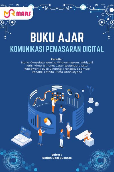Cover buku: Komunikasi Pemasaran Digital