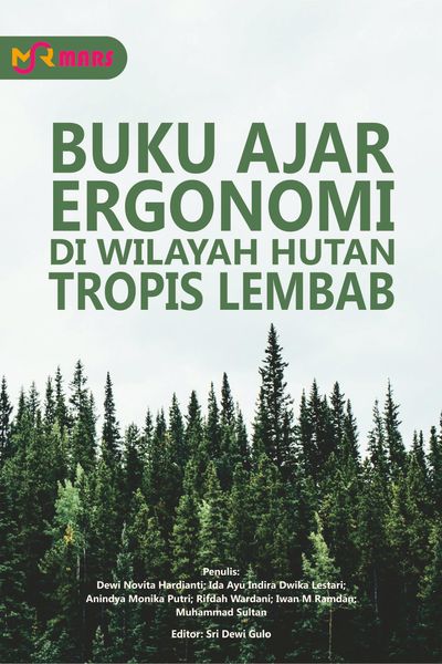 Cover buku: Ergonomi di Wilayah Hutan Tropis Lembab
