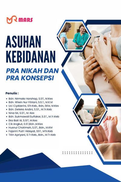 Cover buku: Asuhan Kebidanan Pra Nikah dan Pra Konsepsi