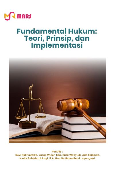 Cover buku: Fundamental Hukum: Teori, Prinsip, dan Implementasi