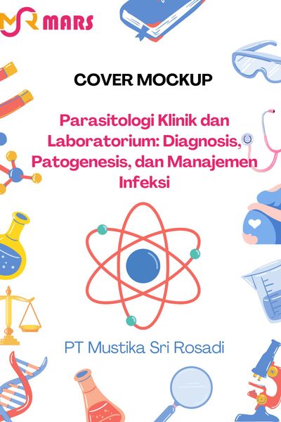 Cover buku: Parasitologi Klinik dan Laboratorium: Diagnosis, Patogenesis, dan Manajemen Infeksi