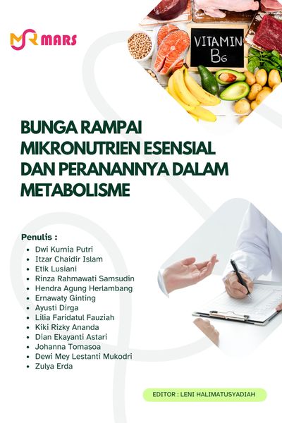 Cover buku: Mikronutrien Esensial dan Peranannya dalam Metabolisme